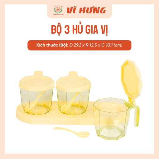 BỘ HŨ ĐỰNG GIA VỊ - Hình ảnh 6