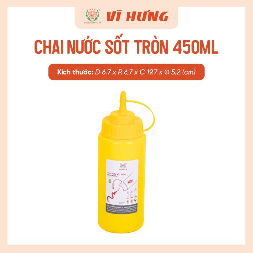 Chai nước sốt tròn