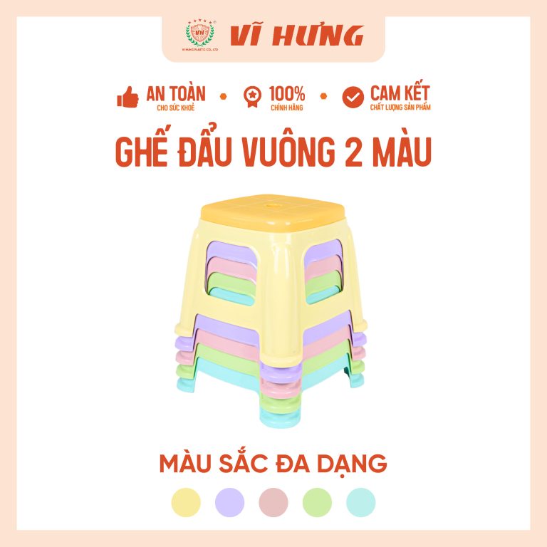 Ghế đẩu Vuông 6071