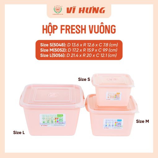 HỘP FRESH VUÔNG - Hình ảnh 5