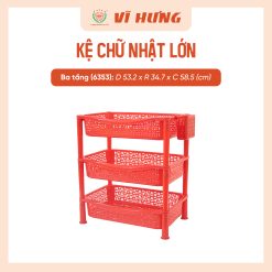 Kệ nhựa chữ nhật lớn 3 tầng (6)