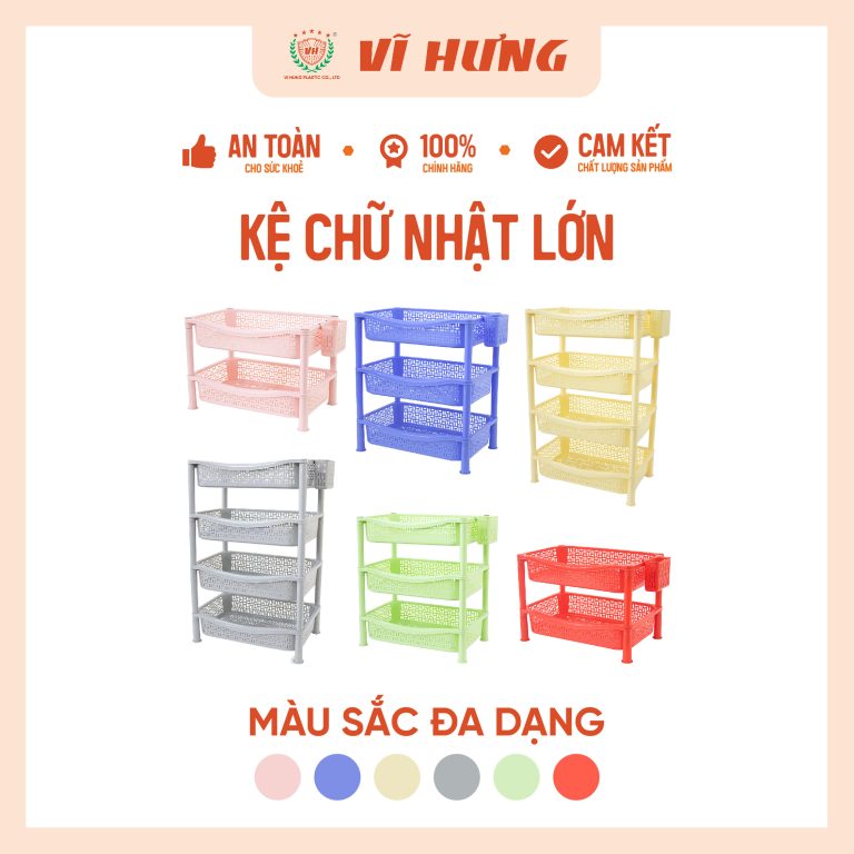 Kệ nhựa Vĩ Hưng