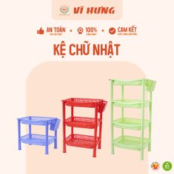 Kệ chữ nhật nhỏ 2 tầng