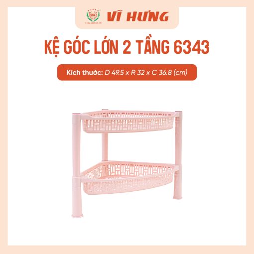 KỆ GÓC LỚN 2 TẦNG - Hình ảnh 4