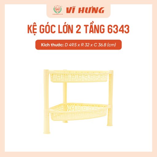 KỆ GÓC LỚN 2 TẦNG - Hình ảnh 5