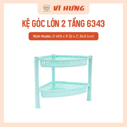 KỆ GÓC LỚN 2 TẦNG - Hình ảnh 6