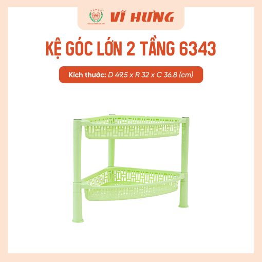 KỆ GÓC LỚN 2 TẦNG - Hình ảnh 8