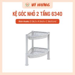 Kệ góc nhỏ 2 tầng