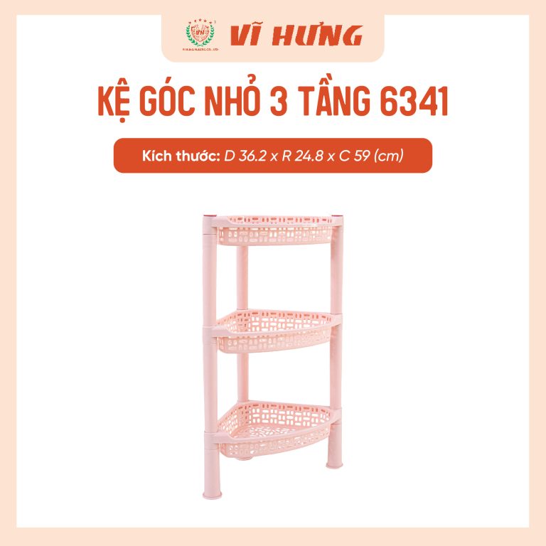 Kệ Góc Nhỏ 3 Tầng