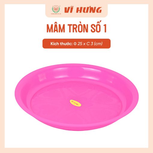 MÂM NHỰA TRÒN SỐ 1  - Hình ảnh 4