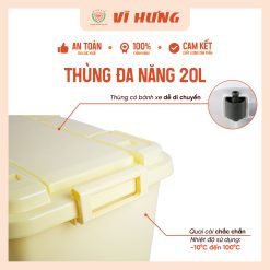 Thùng nhựa đa năng 20L