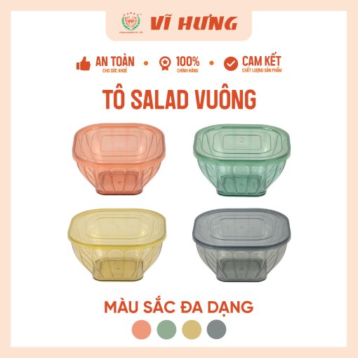 Tô salad vuông 1