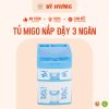 Tủ MIGO nắp đậy 3 ngăn – 9164