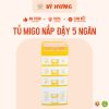 Tủ MIGO nắp đậy 5 ngăn – 9166