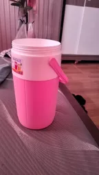 kiểu dáng bình giữ nhiệt 2L hồng dâu Vĩ Hưng