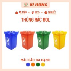 Thùng rác nhựa 60l