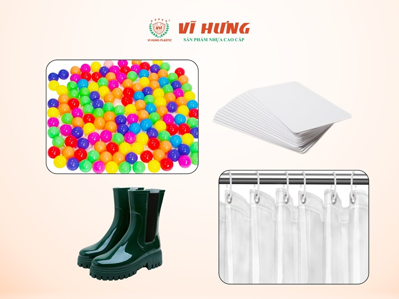 nhựa PVC được dùng làm thời trang và đồ chơi cho trẻ em