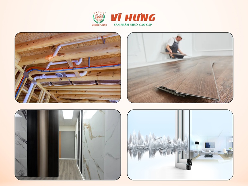 Nhựa PVC được sử dụng làm ống nước