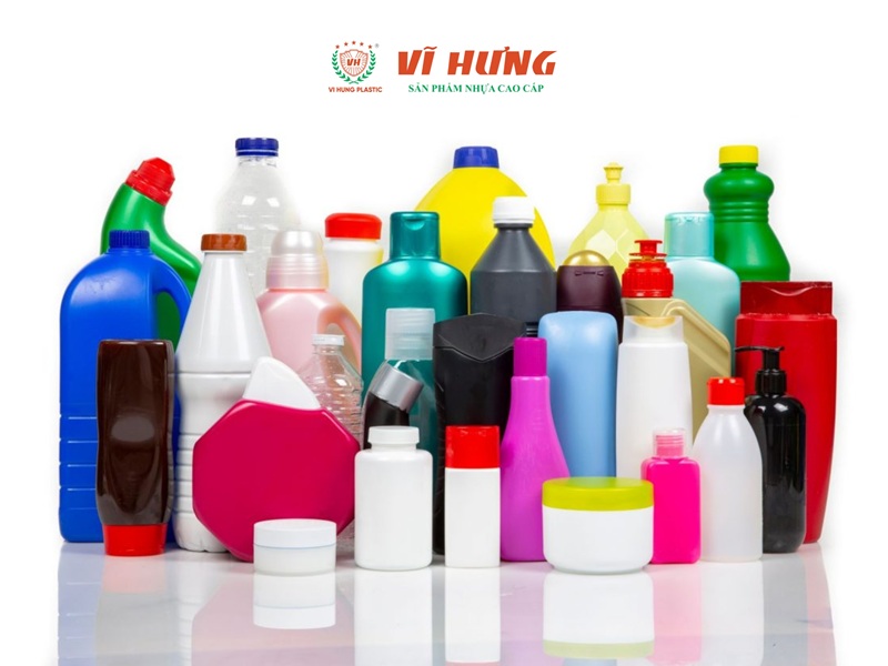 HDPE được dùng để sản xuất các sản phẩm gia dụng & bao bì