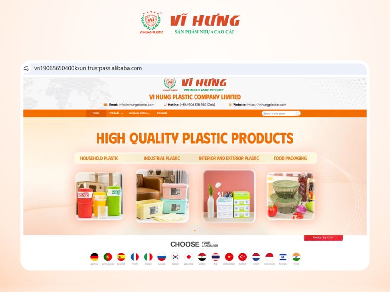 nhựa Vĩ Hưng alibaba 1