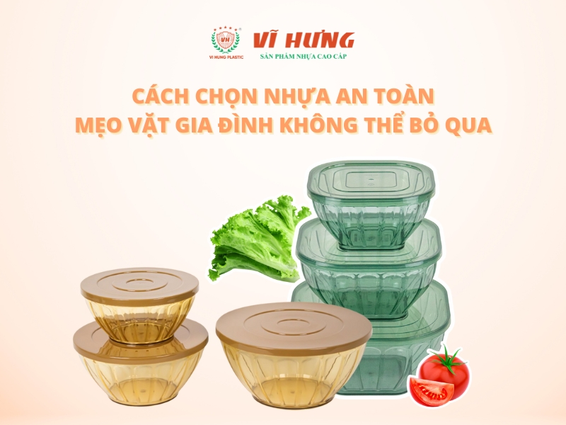Cách chọn nhựa an toàn 1