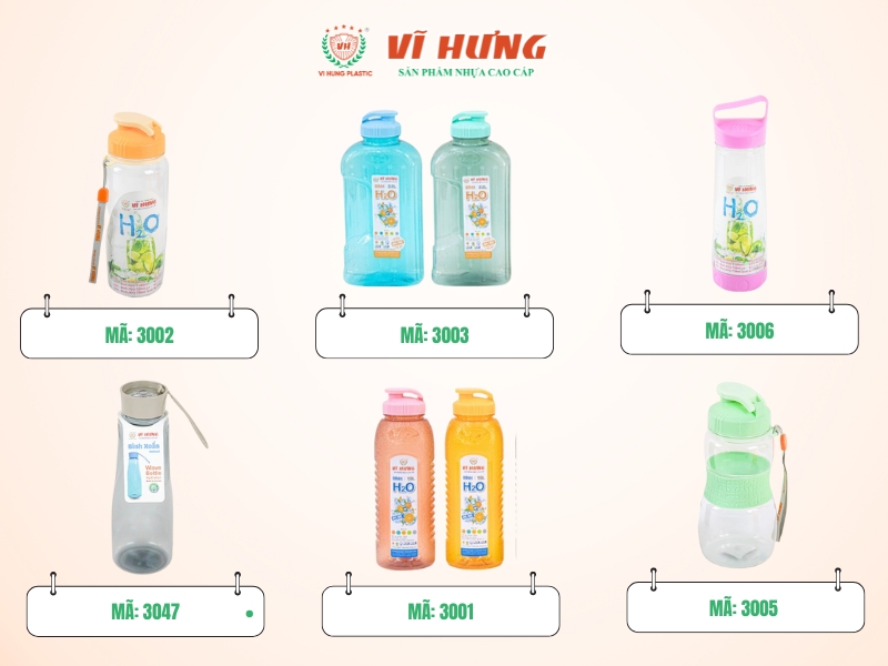Mua sỉ bình nước nhựa 3
