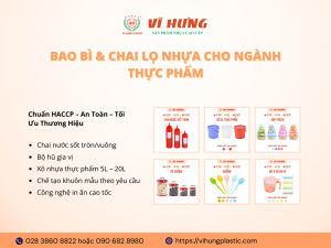 Bao bì chai lọ nhựa