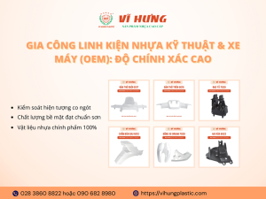 Gia công linh kiện nhựa cho xe máy