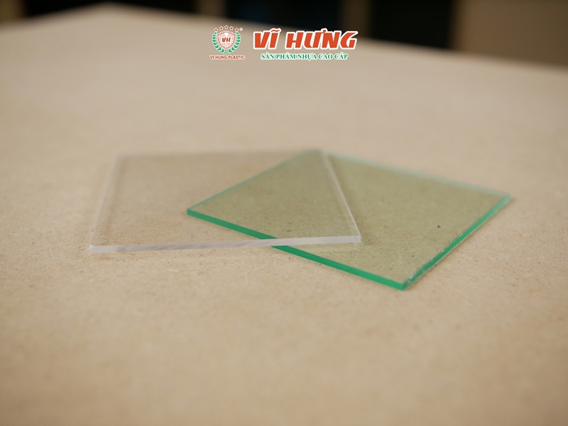 Nhựa Acrylic thay thế cho thủy tinh