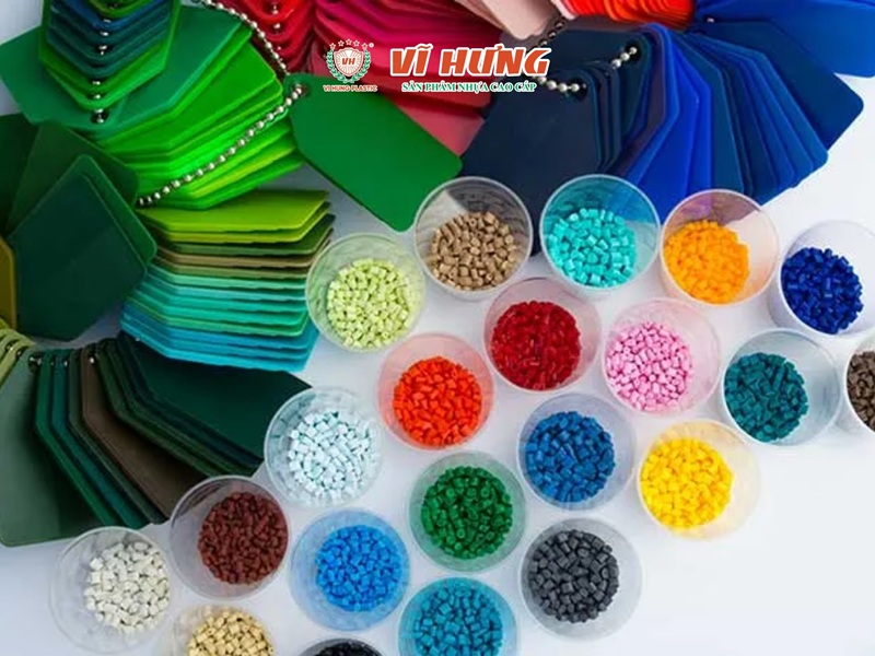 hạt nhựa TPE pha trộn màu