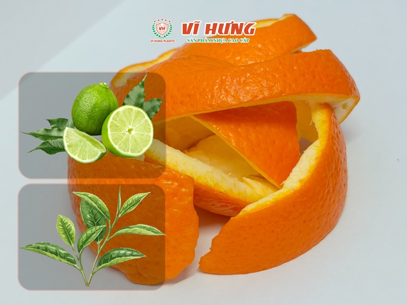 Cách khử mùi nhựa mới khó chịu bằng vỏ cam, chanh và lá trà