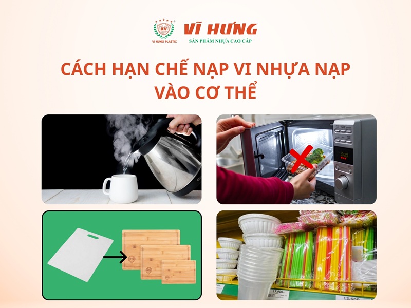 cách hạn chế nạp vi nhựa vào cơ thể