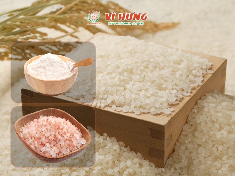 Khử mùi nhựa mới cho đồ dùng bằng gạo, bột nở và muối