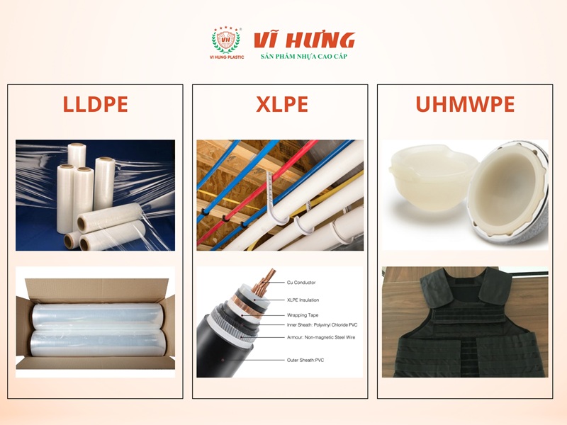 Các Biến Thể PE Cao Cấp Khác: LLDPE, XLPE và UHMWPE