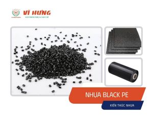 Hạt nhựa Black PE màu đen dùng trong ép phun và đùn ống công nghiệp