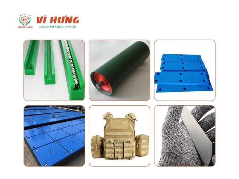 Chi tiết máy, tấm lót và bánh răng gia công CNC từ UHMWPE