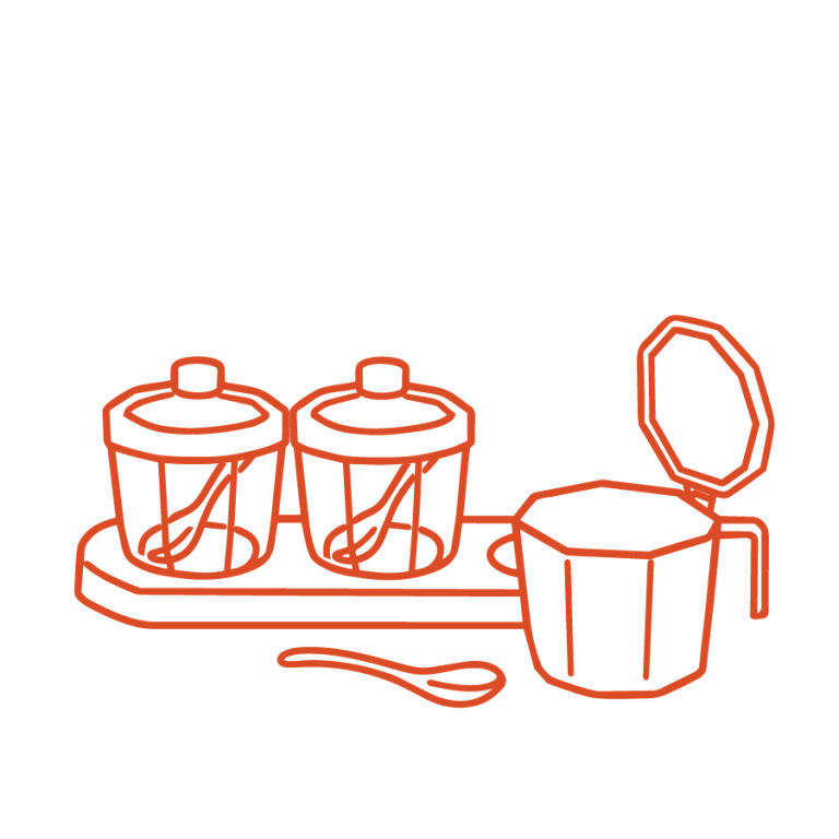 hũ đựng gia vị