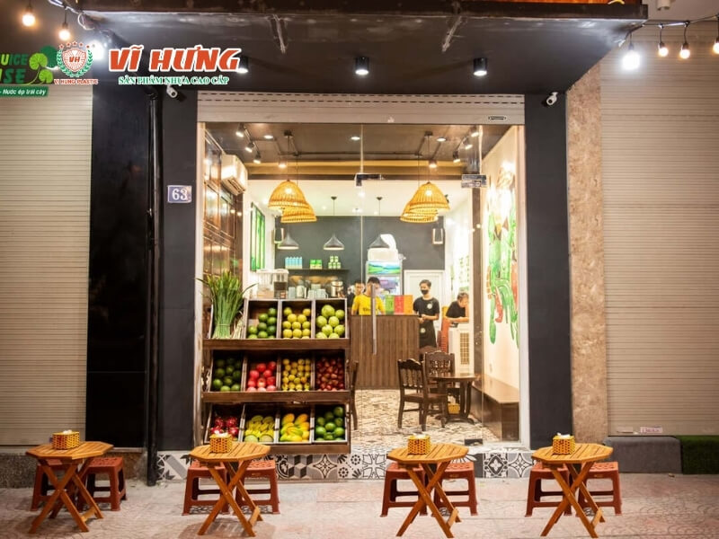 kinh doanh quán nước ép trái cây