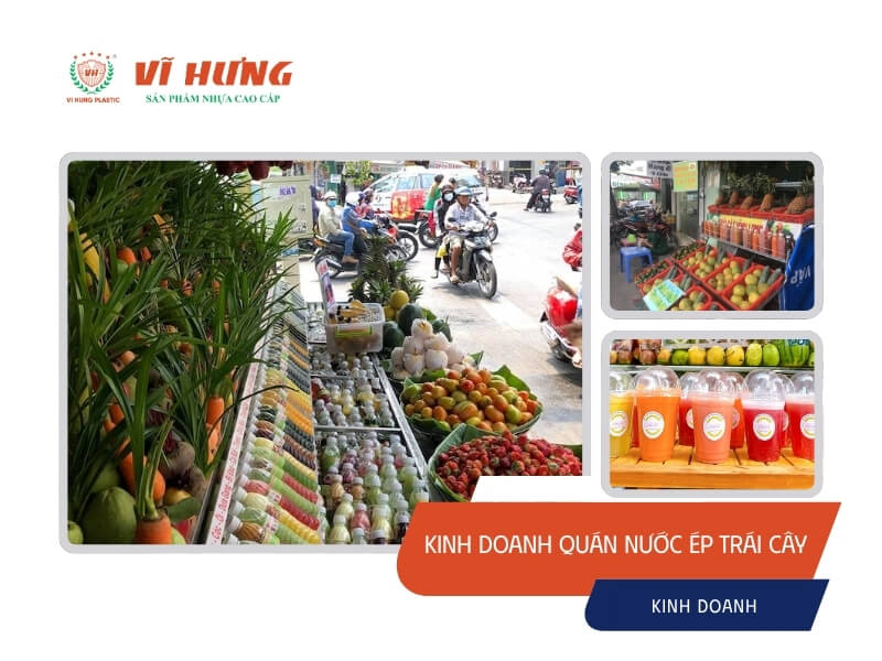 kinh doanh quán nước ép trái cây
