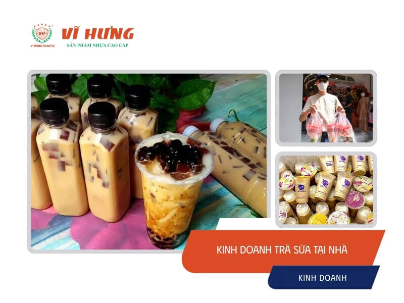 kinh doanh trà sữa tại nhà