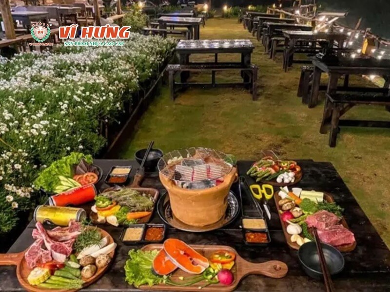 Lẩu nướng buffet ngoài trời