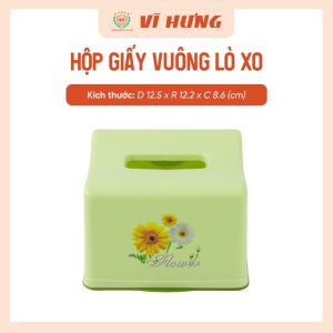 sản phẩm hộp giấy vuông lò xo mã 7521