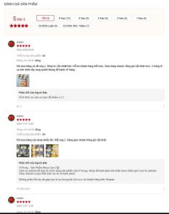 đánh giá của khách hàng trên shopee về sản phẩm Ly Nhựa Phối Màu 330ml - 490ml